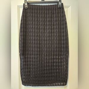 WAYF pencil skirt  Black size small
